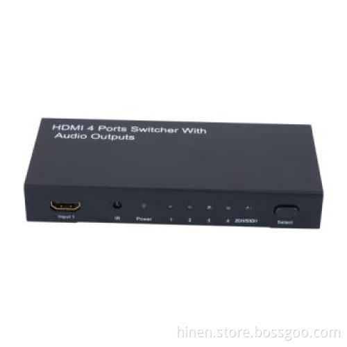 4ports HDMI Switcher with Audio Output